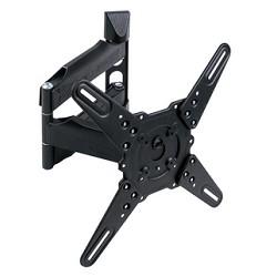Kromax ATLANTIS-40 grey/black, Кр. стал. наст. для TV 22"-65", max 40 кг, 5 ст св., нак. +5°-15°, пов. 180°, от ст. 60-523 мм, max VESA 400x400 мм., 20215