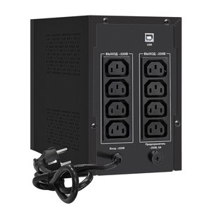Exegate EP285500RUS ИБП ExeGate SpecialPro Smart LLB-1500.LCD.AVR.C13.RJ.USB <1500VA/950W, LCD, AVR, 6*IEC-C13, RJ45/11, USB, Black>