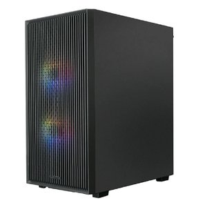 XASTRA Корпус A307M 3FRGB Black mATX/Mesh/ tempered glass / 3x 120mm FC120 FRGB fans/ A307M-3FC12F
