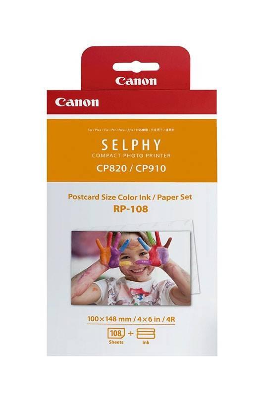 Набор Canon RP-108 Ink/Paper set для SELPHY CP1300/1200/910/820, 8568B001
