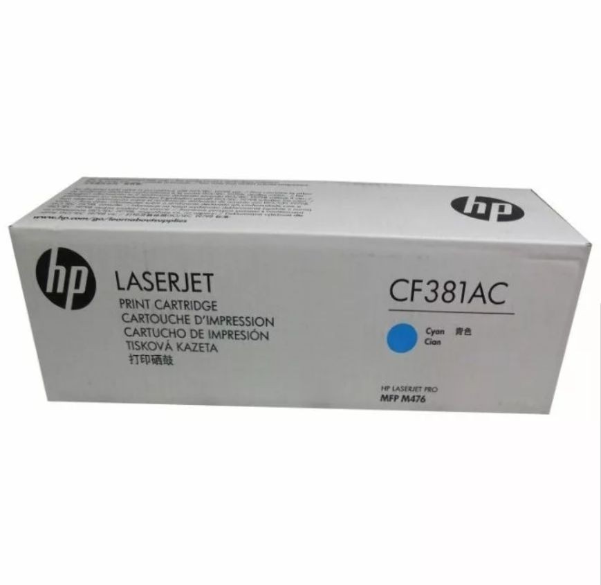 Контрактный картридж HP 312A лазерный голубой (2700 стр), CF381AC