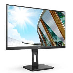 LCD AOC 27" 27P2Q {IPS 1920x1080 75Hz 250cd 178/178 1000:1 8bit 4ms D-Sub DVI HDMI1.4 DisplayPort1.2 USB-Hub Height adj Pivot Tilt Swivel 2x2W} [27P2Q/30]