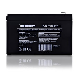 Ippon Батарея IPL12-9 12V/9AH {1361421}