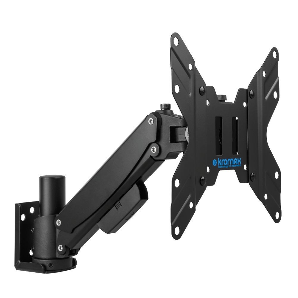 Kromax ORION-11  black {Кронштейн для LED/LCD телевизоров 13"-48", max 20 кг, настенный, 5 ст свободы, наклон ±50°, поворот ±90°, от стены 68-380 мм, max VESA 200x200 мм} , 90529