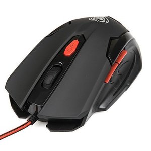 Мышь MGK-10U Dialog Gan-Kata - игровая, 6 кнопок + ролик прокрутки, USB, черная           