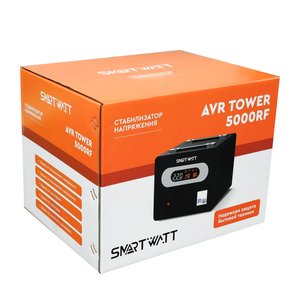 Напольный стабилизатор напряжения SMARTWATT AVR TOWER 5000RF, 4512020370005