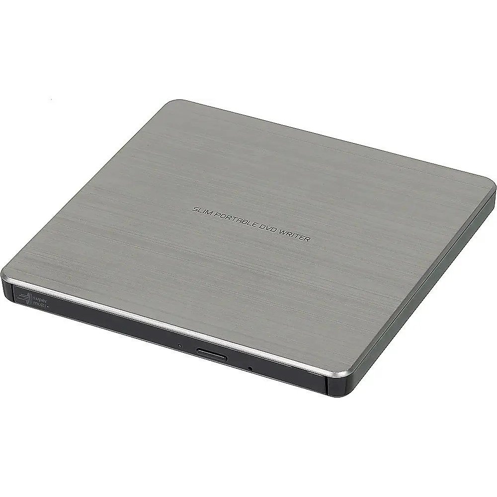 LG DVD-RW GP60NS60 ext. Silver Slim Ret. USB2.0 (совместим с 3.0), GP60NS60.AUAE12S