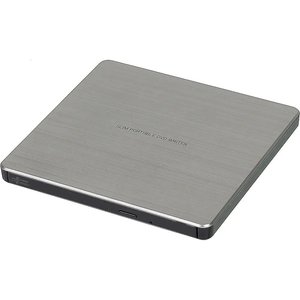 LG DVD-RW GP60NS60 ext. Silver Slim Ret. USB2.0 (совместим с 3.0), GP60NS60.AUAE12S