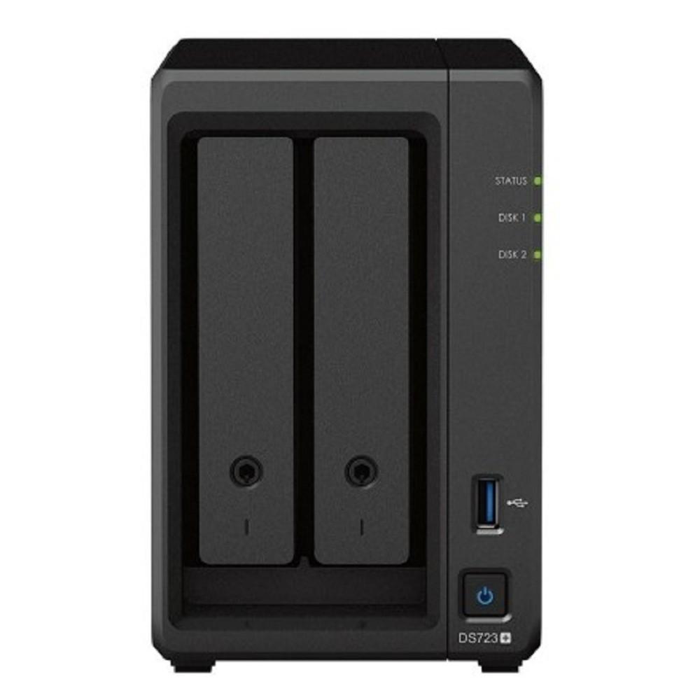 Synology DS723+ СХД настольное исполнение 2BAY NO HDD вилка UK/HK 3-pin