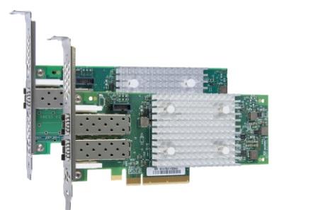 Сетевая карта Lenovo QLogic 16Gb Enhanced Gen5 FC Dual-port HBA, transivers no included, ATZC, 01CV760, B-ATZC