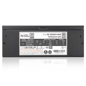 блок питания 2000 Ватт/ Power Supply Super Flower Leadex VII, 2000W, ATX, 140mm, 18xSATA, 5xPCI-E(6), 9xPCI-E(6+2), APFC, 80+ Platinum, Full Modular, SF-2000F14HP