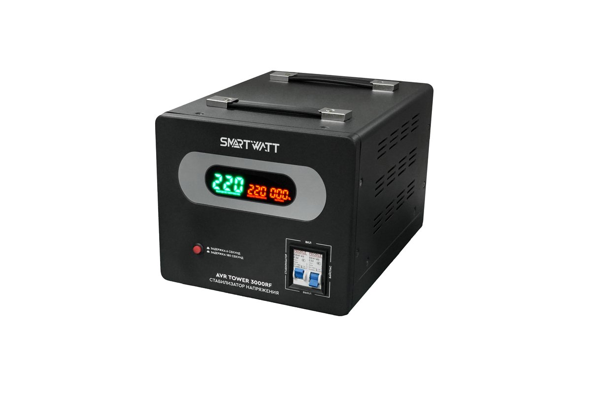 Напольный стабилизатор напряжения SMARTWATT AVR TOWER 3000RF, 4512020370007