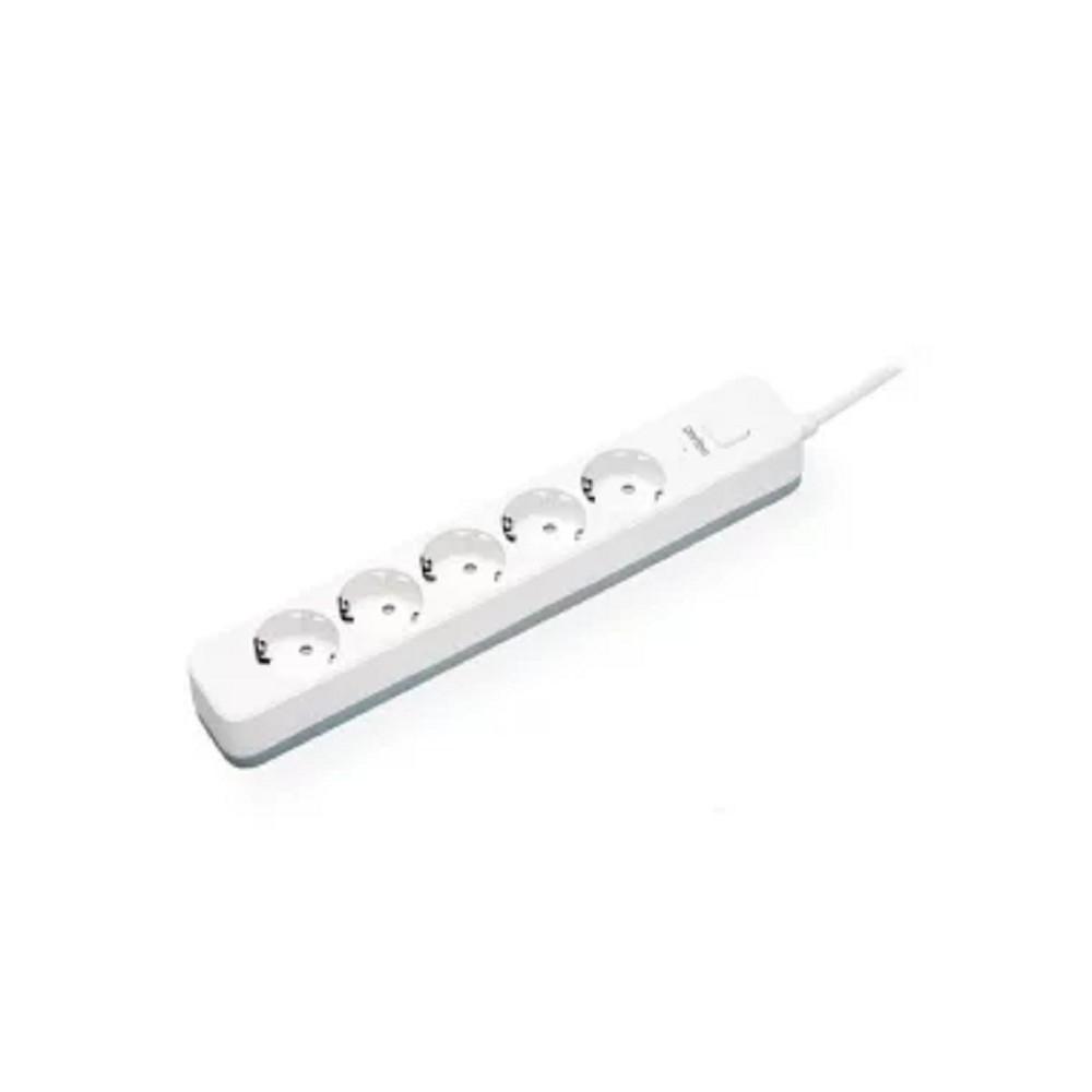 Perfeo сетевой фильтр "POWER STREAM", 2500W, 1,5м, 5 розеток, белый., PF_C3963