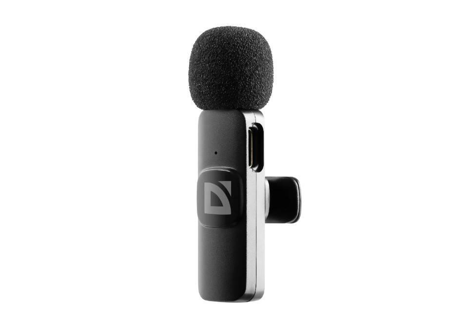 Defender Петличный микрофон Talky-137 wrls, черный, на прищепке, 1шт, 64137