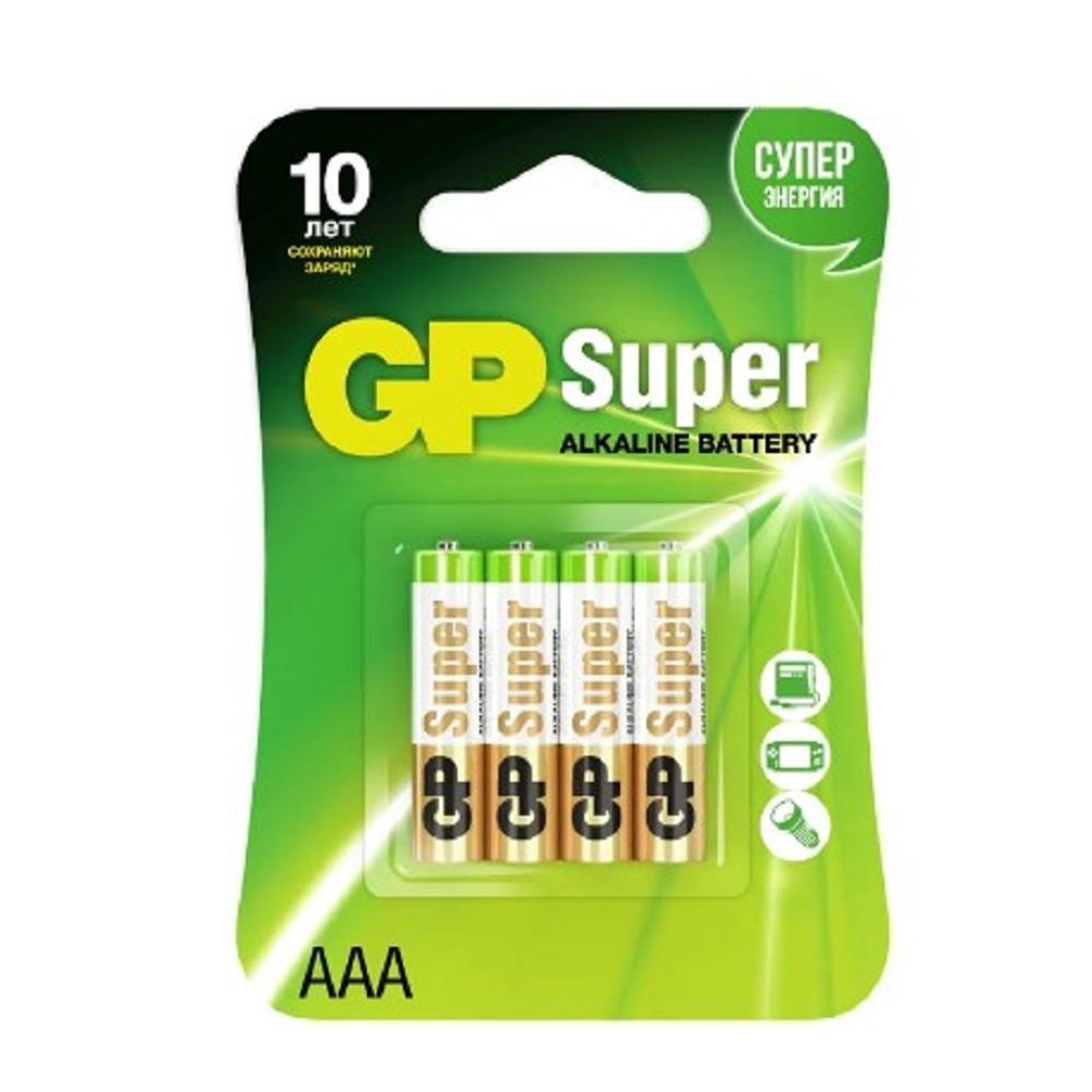 GP 24AUPA21-2CRSB4 40/320 Ultra Plus Alkaline 24А AAA - 4 шт. на блистере (4 шт.), 4891199177743