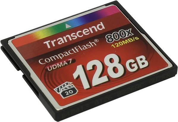 Флеш карта CF 128GB Transcend Ultra Speed 800X, TS128GCF800