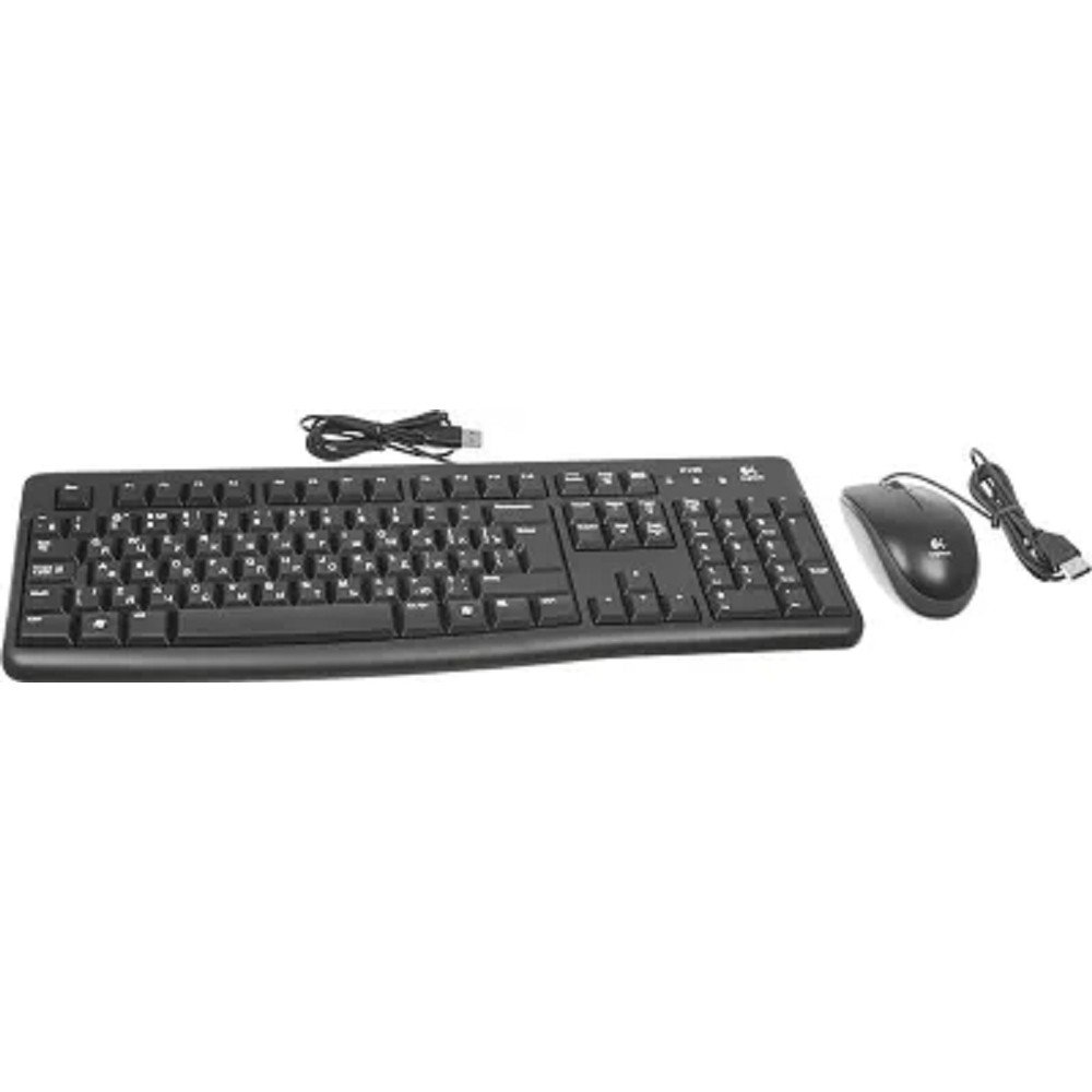 920-002561 Logitech Клавиатура + мышь Desktop MK120 USB оригинальная заводская гравировка RU/LAT