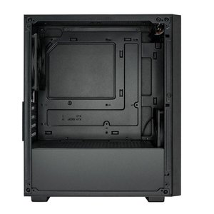 XASTRA Корпус A307M 2BK SI Black mATX/Mesh/Metal left panel / 2x120mm PWM FC black fans/ A307M-2FC12BK-SI