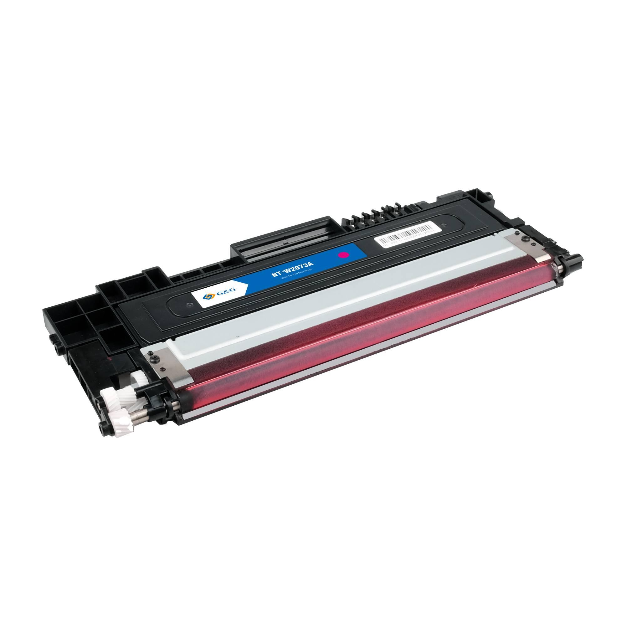 Тонер-картридж G&G, аналог HP W2073A/117A красный 0.7k с чипом, NT-PH2073M-B-V3-UP-S1