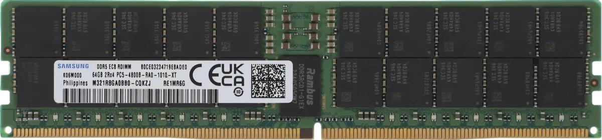Память оперативная/ Samsung DDR5 64GB  RDIMM 4800 2Rx4 1.1V pulled, M321R8GA0BB0-CQK