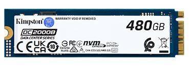 Твердотельный диск 480GB Kingston DC2000B M.2, NVMe,PCI-E 4.0 x4 [R/W - 7000/800 MB/s] 350 TBW with Heatsink, SEDC2000BM8/480G