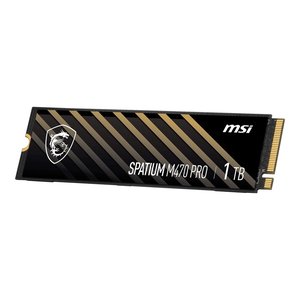 Твердотельный накопитель SSD MSI M.2 2280 1TB SPATIUM M470 PRO Client SSD S78-440L0J0-P83, PCIe Gen4x4 with NVMe
