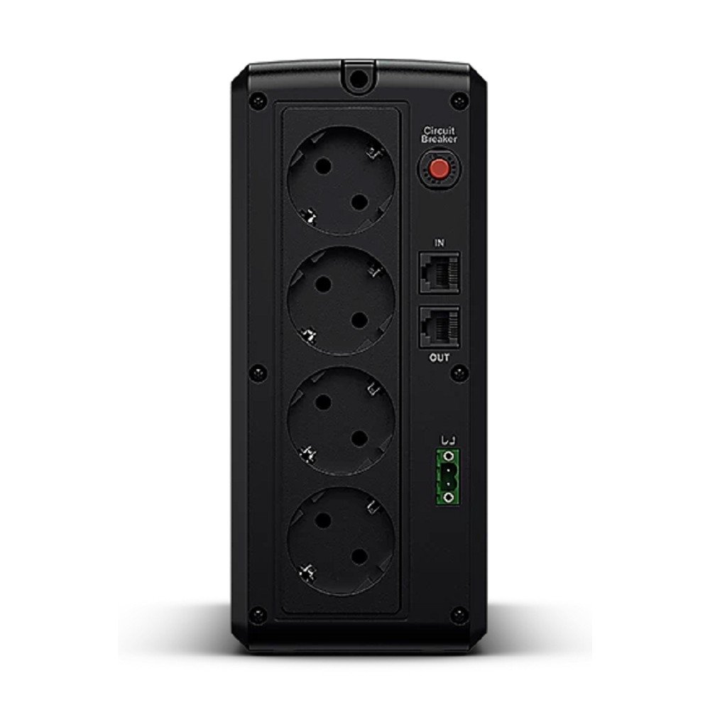 ИБП CyberPower UT1200EG {Line-Interactive, Tower, 1200VA/700W USB/RJ11/45/Dry Contact (4 EURO) 12В/5 Ач х 2}