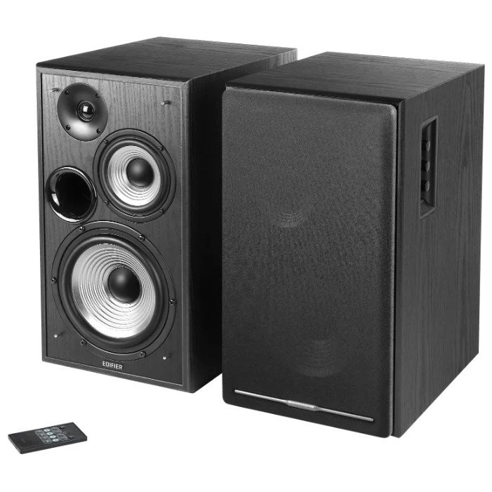 Edifier R2750DB черный {Активные, 2 x 66W RMS, 45-20000Гц, дерево, пульт ДУ, Bluetooth, выход на сабвуфер} 