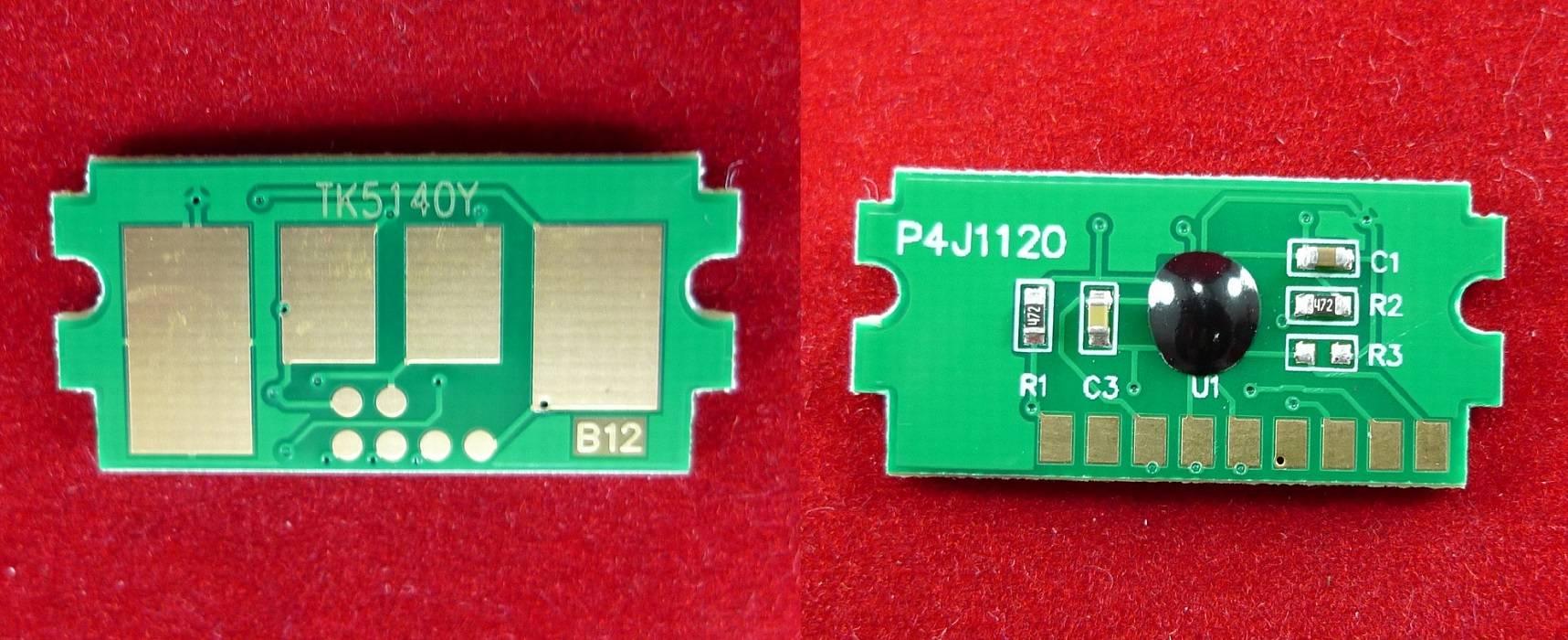 Чип для Kyocera Ecosys P6130cdn/M6030cdn/M6530cdn (TK-5140Y) Yellow, 5K ELP Imaging®, ELP-CH-TK5140Y