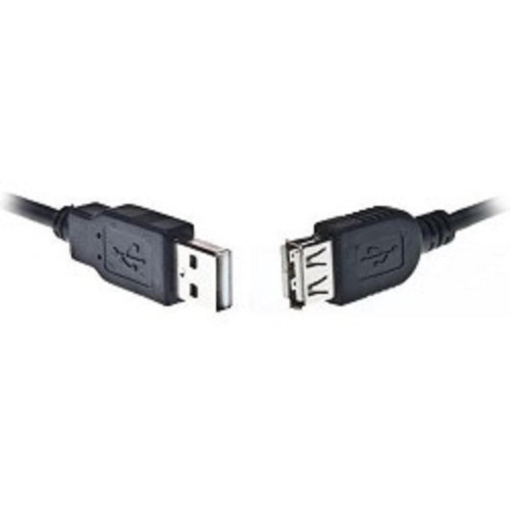 Bion Кабель удлинительный USB 2.0 AM/AF, 3 м, черный [BXP-CCP-USB2-AMAF-030]
