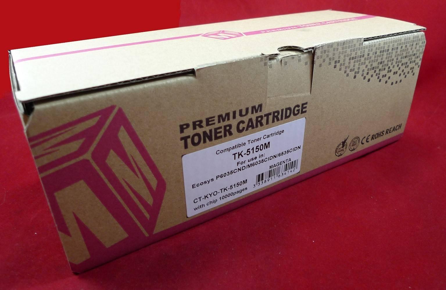 Тонер-картридж для Kyocera Ecosys P6035cnd/M6035cidn/6535cidn TK-5150M magenta 10K  ELP Imaging®, CT-KYO-TK-5150M