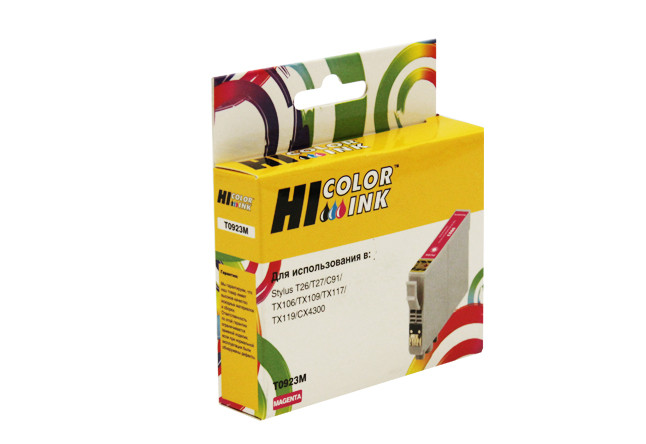 Картридж Hi-Black (HB-T0923) для Epson Stylus C91/CX4300/T26/TX106/109, M, T0923M