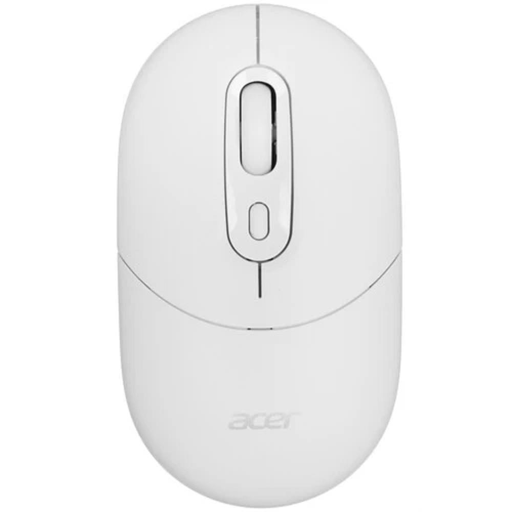Acer OMR301 [ZL.MCECC.01U] белый оптическая (1600dpi) беспроводная BT/Radio USB (4but)