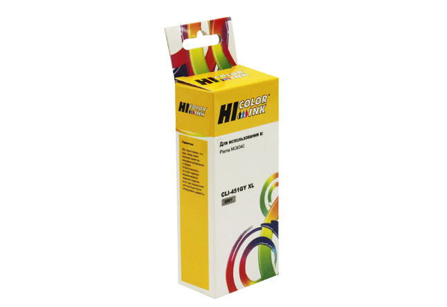 Картридж Hi-Black (HB-CLI-451XL-GY) для Canon PIXMA MG6340/MG7140/MG7540/IP8740, GY, CLI-451GY XL