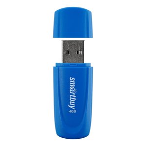 Smartbuy USB Drive 4GB Scout Blue (SB004GB2SCB)