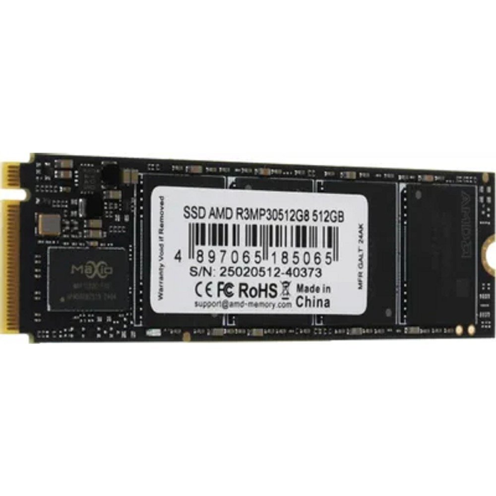 AMD SSD R3MP30512G8 Radeon Client SSD 512GB  PCIe Gen3x4 with NVMe