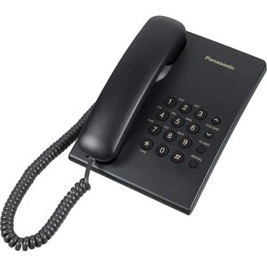 Panasonic KX-TS2350RUB (черный) {повтор номера, регул-ка громкости, кр.на стену}