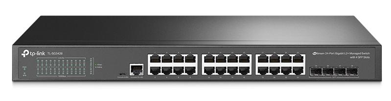 коммутатор TP-Link SG3428, Omada™ 24-Port Gigabit L2+ Managed Switch with 4 SFP Slots