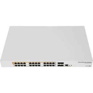 MikroTik CRS328-24P-4S+RM Коммутатор управляемый, с поддержкой PoE, 802.3af/at, 4 SFP+, 24 x 1000Mbit
