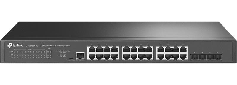 коммутатор TP-Link SG3428X-M2, Omada™ 24-Port 2.5GBASE-T L2+ Managed Switch with 4 10GE SFP+ Slots