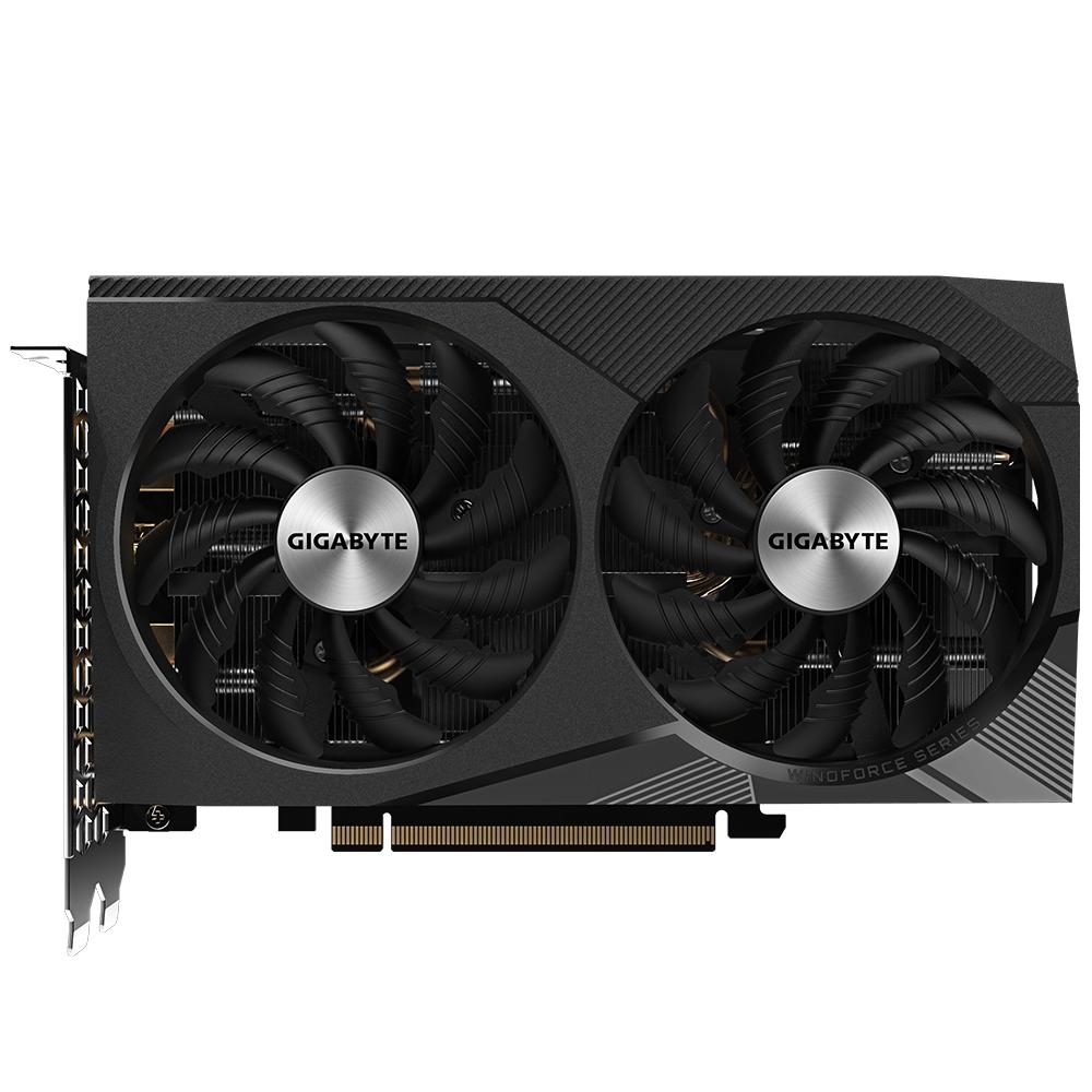 Видеокарта/ VGA GIGABYTE NVIDIA GeForce RTX 3060 WINDFORCE OC 12G REV2.0 12GB, GDDR5/192-bit, PCIe 4.0, 2xHDMI 2.1, 2xDP, 2-slot, GV-N3060WF2OC-12GD 2.0