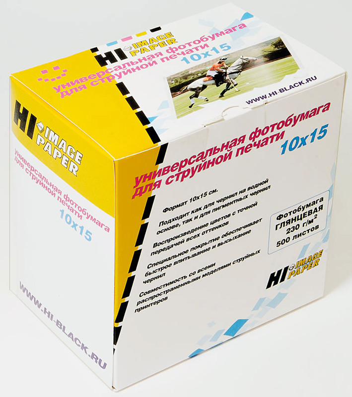 Фотобумага Hi-Image Paper глянцевая односторонняя, 10x15 см, 230 г/м2, 500 л., A2124