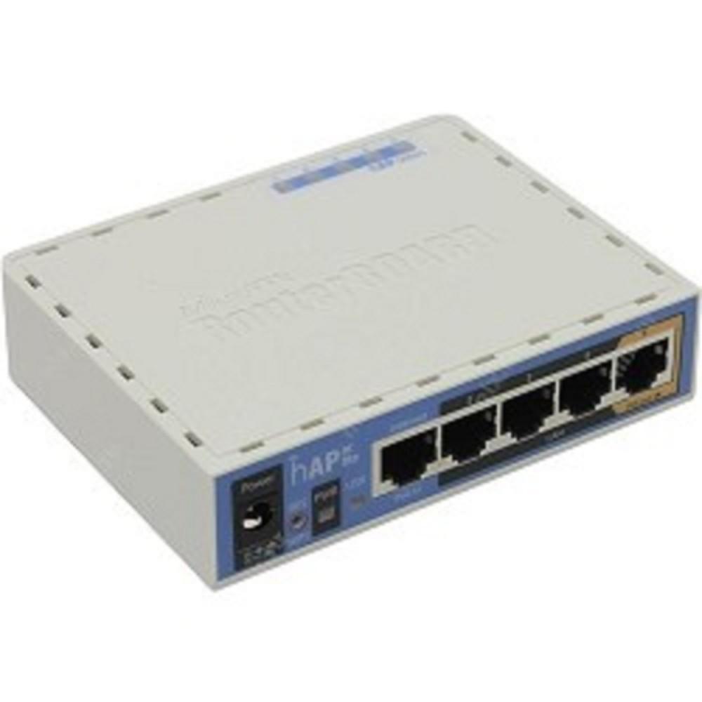 MikroTik RB952Ui-5ac2nD Беспроводной маршрутизатор, hAP ac Lite 2.4+5 ГГц, 802.11a/b/g/n/ac, MIMO 2x2, 5x Ethernet