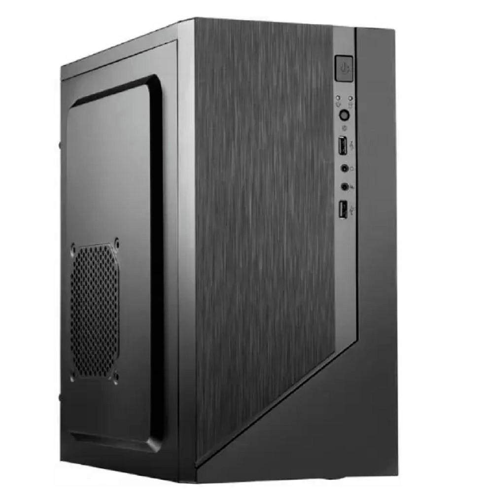 Foxline FZ-015 Forza mATX, w/o PSU, 2xUSB2.0, Black, w/o FAN, no power cord