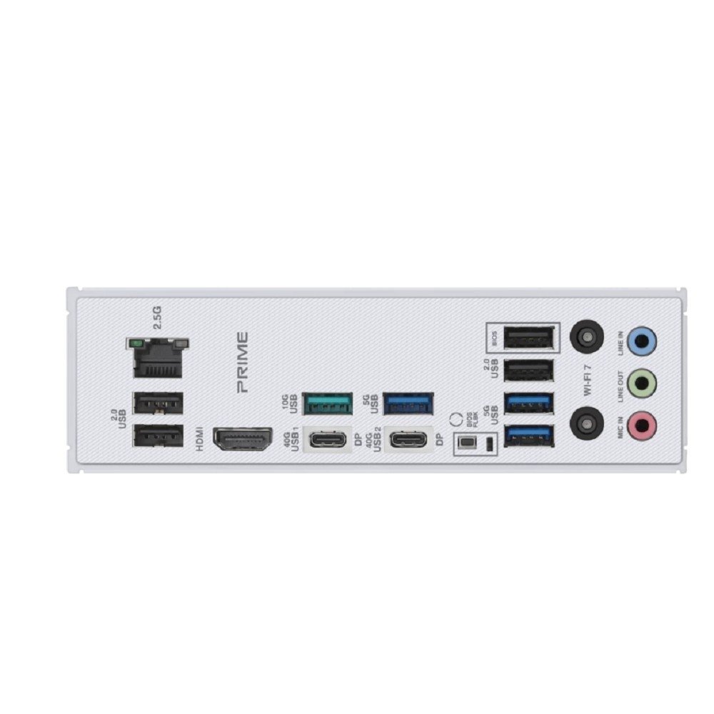 ASUS PRIME X870-P WIFI (Socket AM5, ATX, 4xDDR5(256GB), HDMI 2.1, 1xPCIe 5.0x16/3xPCIe 4.0x16, 1xLAN (2.5GbE), 2xSATA 6Gb/s, 4xM.2, RAIDXpert2 Technology, Wi-Fi 7, 2xType-C, Wi-Fi 7, 4xUSB 3.2, 2xUSB)