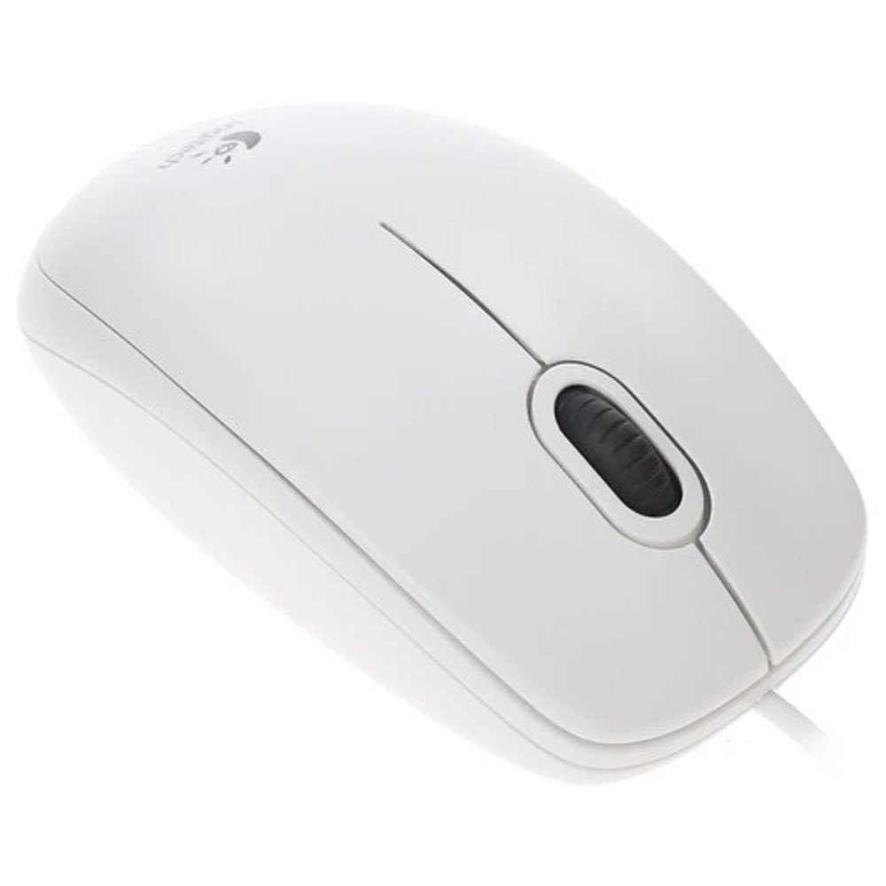 910-003360 Мышь Logitech B100 White USB OEM