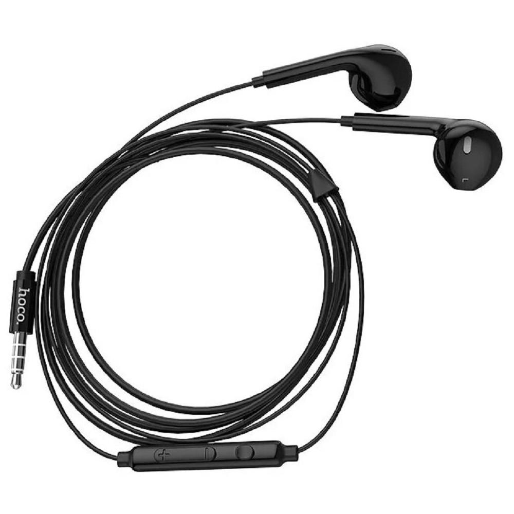 HOCO M55/ Наушники + микрофон/ Кнопка ответа/ 1.2м/ 3.5 mm jack/ Black, HC-99949