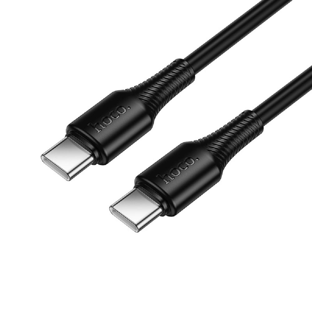 HOCO Кабель USB2.0 Hoco Type-C/Type-C, 3А, 60Вт, X120, 1м, черный, коробка, HC-58928