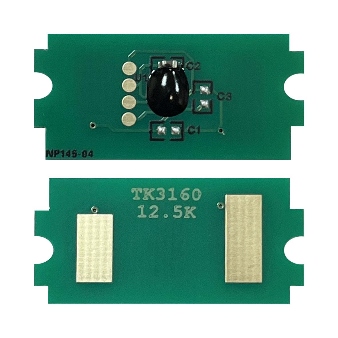 Чип к-жа (TK-3160) Kyocera ECOSYS P3045DN/P3050DN/P3055DN/P3060DN (12.5K, EUR) UNItech(Zhono)