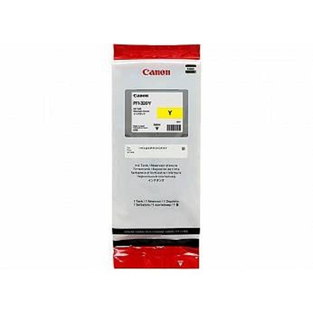Canon PFI-320Y Картридж для Canon TM-200/TM-205/TM-300/TM-305, Жёлтый. 300 мл , 2893C001